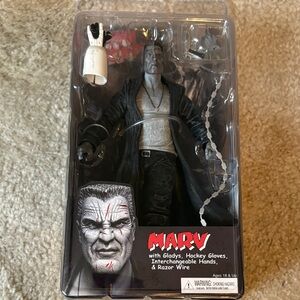 Marv Action Figure with Accessories - Black and White